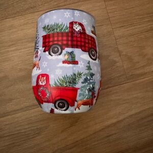 *NEW* Clementine 12 oz stainless steel tumbler. Holiday dog themed